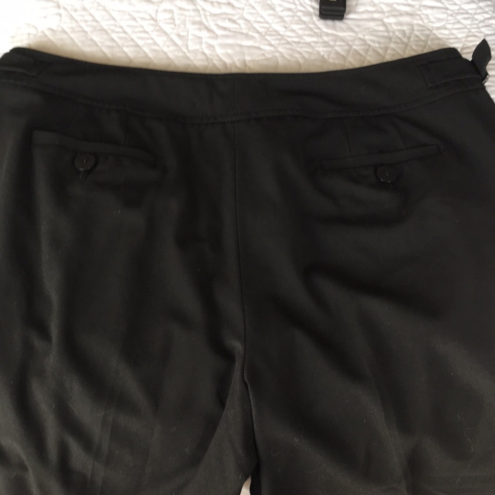 Black Stretch Polyester Viscose Talbots Pants - image 6